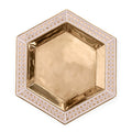 Basketweave Serving Tray - top view