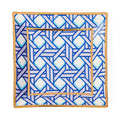 Basketweave Square Tray - front view