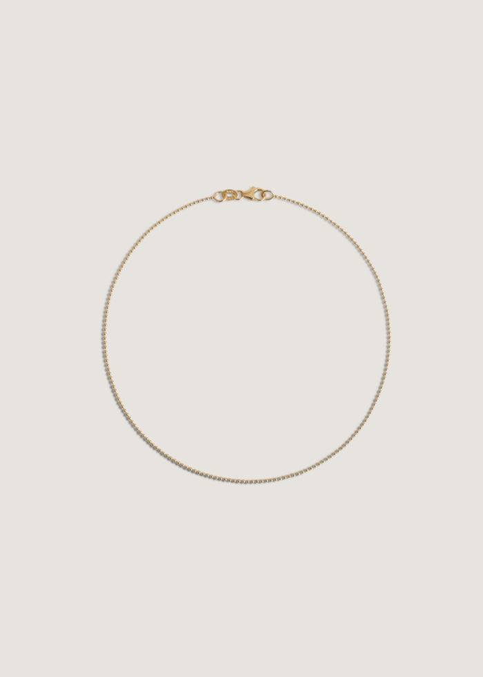 alt="Beaded Chain Anklet"