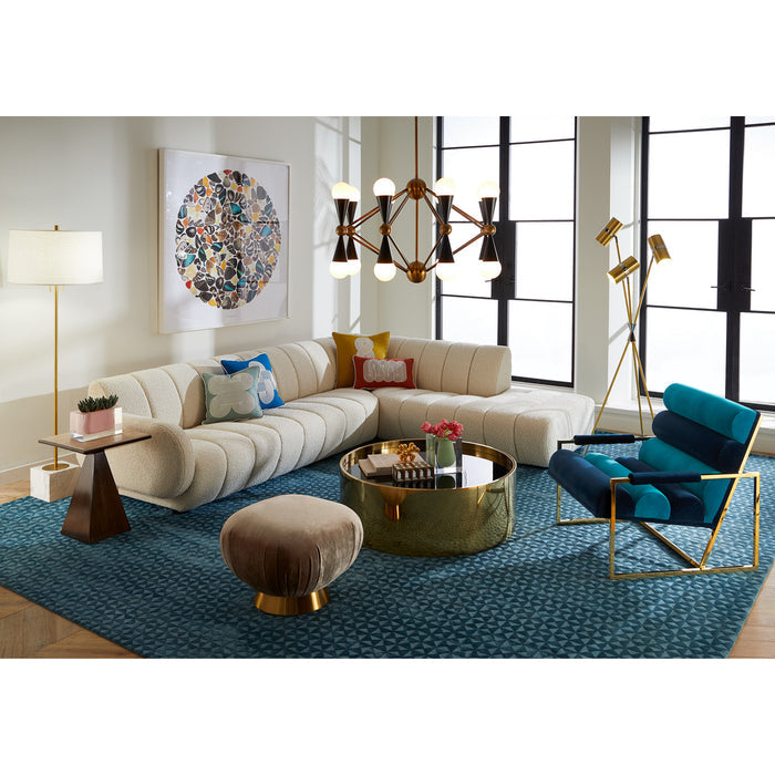 bel air gorge vase buenos aires pedestal side table brigitte sectional - styled view