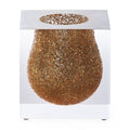 Bel Air Mini Scoop Vase - Glitter styled front view