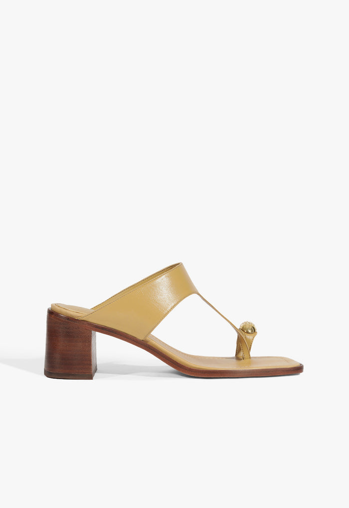 Bennett Leather Sandal 5 Fig Leather - Schutz Shoes