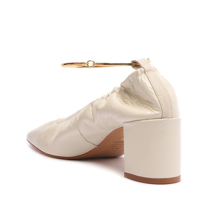 Bethany Mid Block Leather Pump - Schutz Shoes