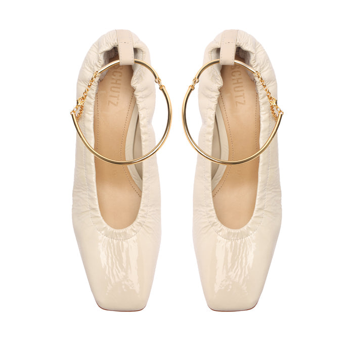Bethany Mid Block Leather Pump - Schutz Shoes