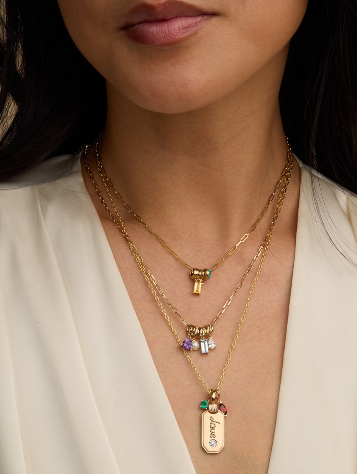 Birthstone Charms Necklace