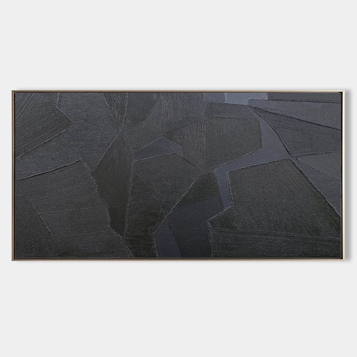 minimalist abstract art large black abstract art canvas art for living room