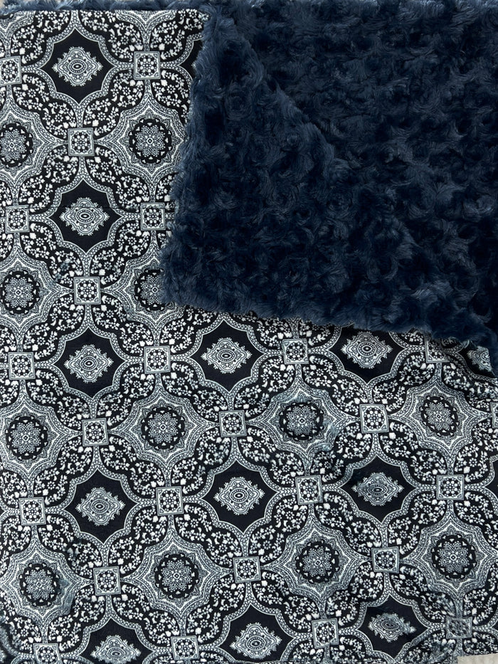 Soft Fms Dog Beds Minky 5x6-foot blanket with plush, cozy fabric ideal for dog comfort and warmth.