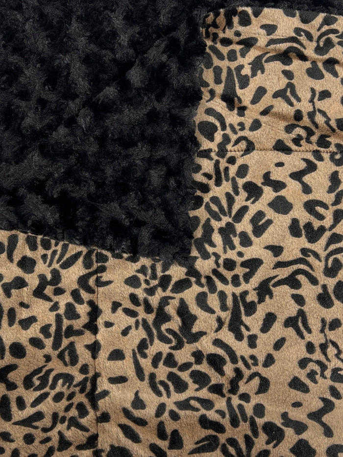 Soft Fms Dog Beds minky blanket in 5x6 feet, cozy for dogs, with plush, textured fabric perfect for comfort and warmth.