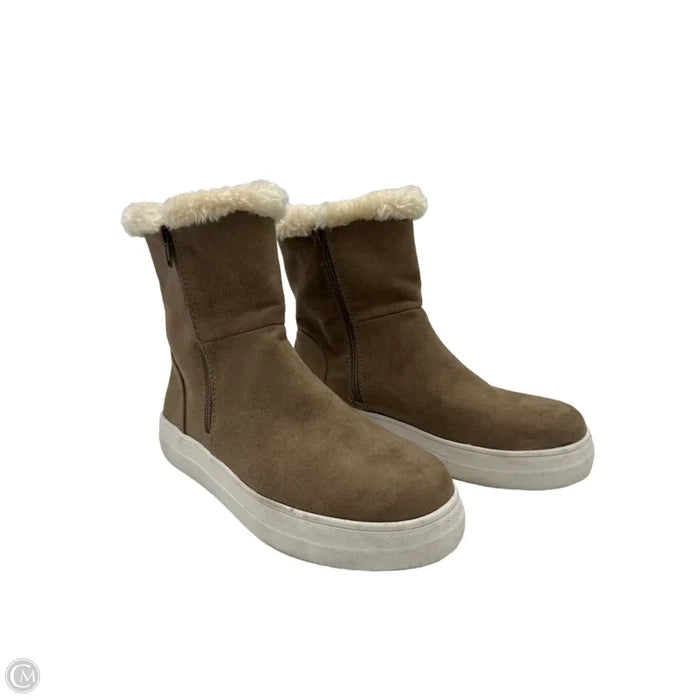 Boots Ankle Flats By Mia In Beige, Size: 7