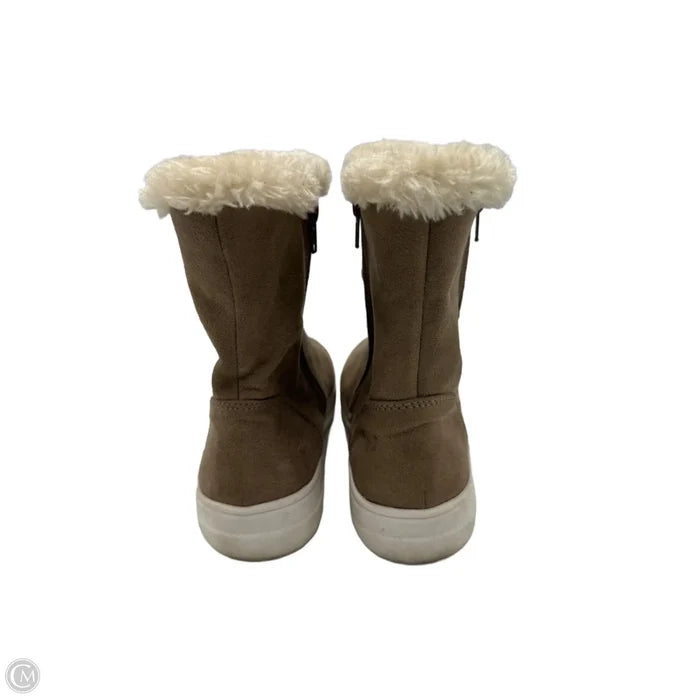 Boots Ankle Flats By Mia In Beige, Size: 7