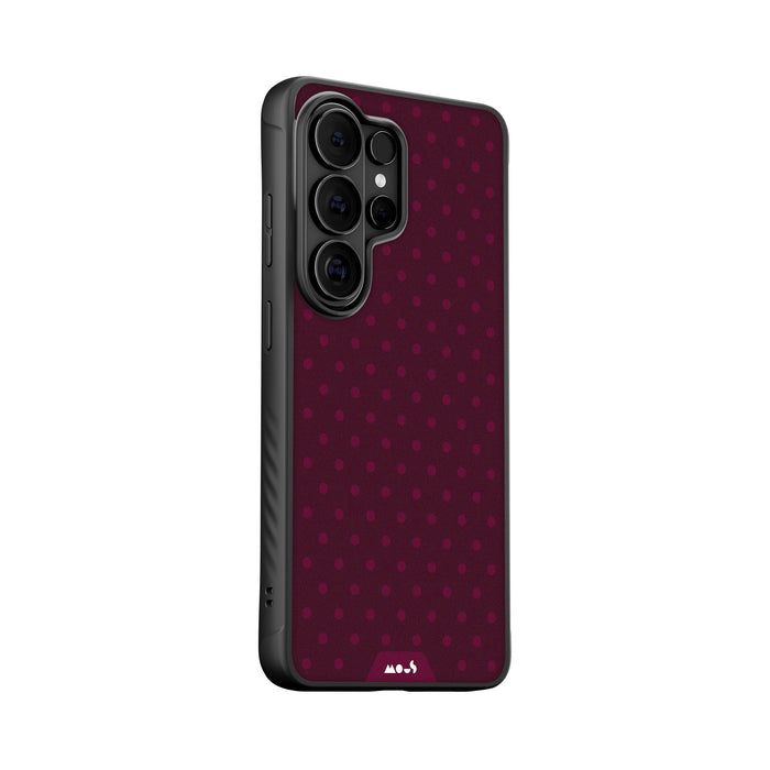 Bordeaux Protective Phone Case - Polka Dots MagSafe