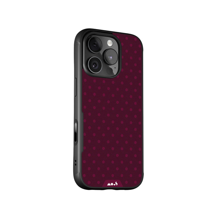 Bordeaux Protective Phone Case - Polka Dots