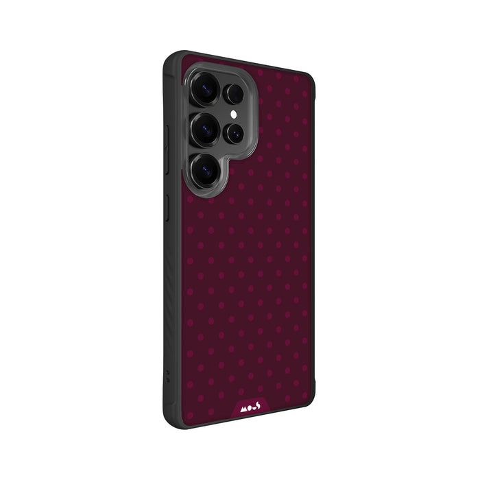 Bordeaux Protective Phone Case - Polka Dots
