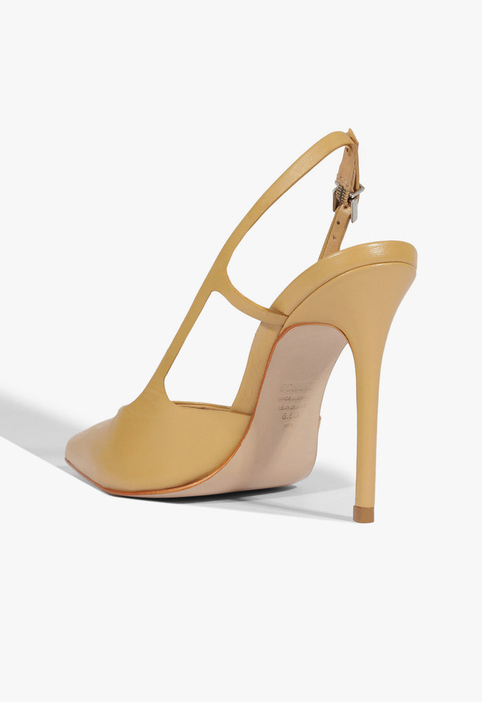 Boris High Stiletto Beige Pump - Schutz Shoes