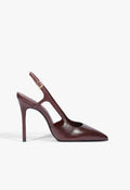 Boris Leather Pump 5 Wine Berry Leather - Schutz Shoes