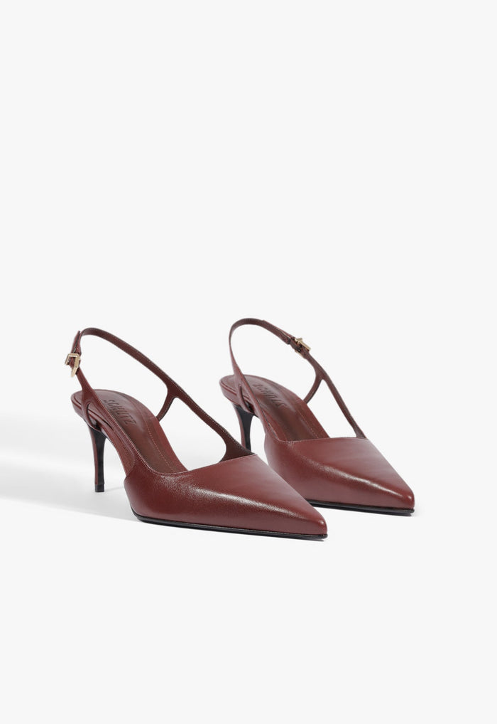Boris Mid Leather Pump - Schutz Shoes