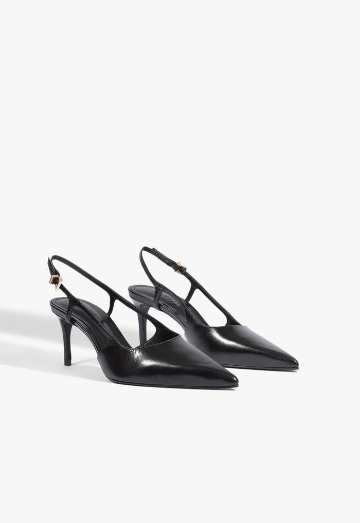 Boris Mid Leather Pump - Schutz Shoes