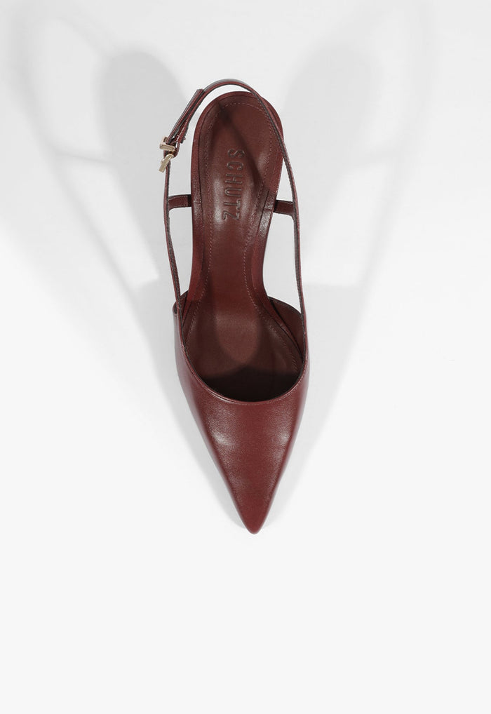 Boris Mid Leather Pump - Schutz Shoes