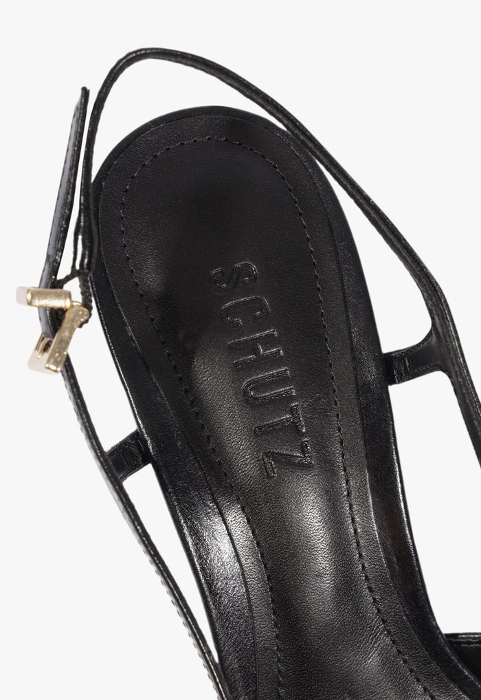 Boris Mid Leather Pump - Schutz Shoes