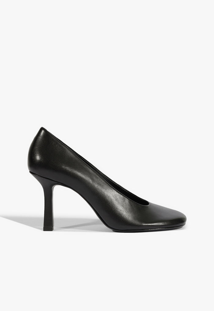 Brigitte Leather Pump 5 Black Leather - Schutz Shoes