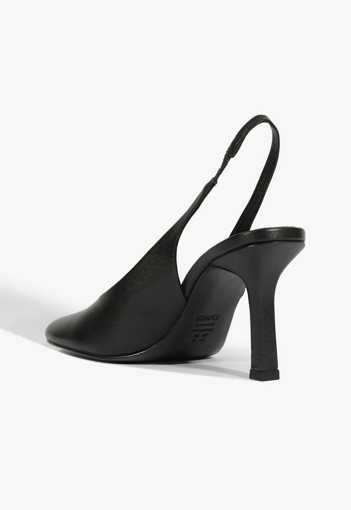 Brigitte Sling Leather Pump - Schutz Shoes