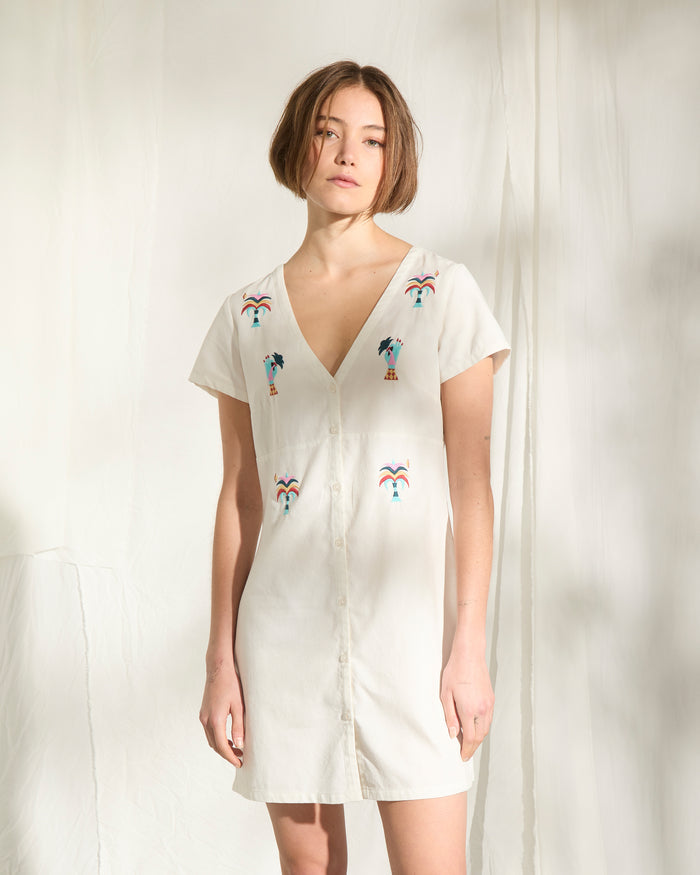 Bruno Lucas Shirt Dress - Off White
