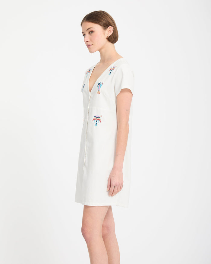 Bruno Lucas Shirt Dress - Off White