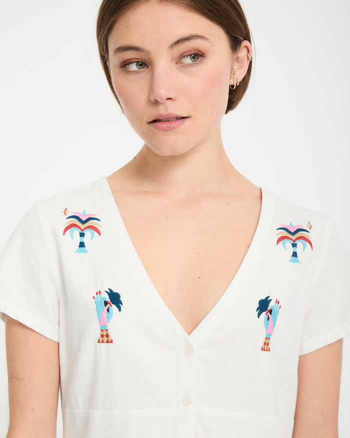 Bruno Lucas Shirt Dress - Off White