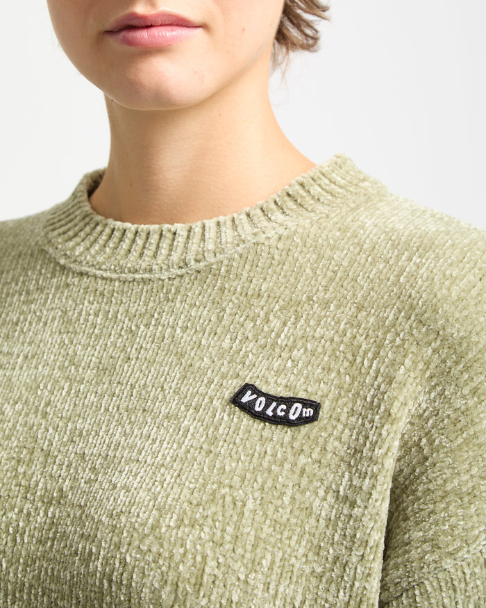 Bubble Tease Sweater - Green Tea