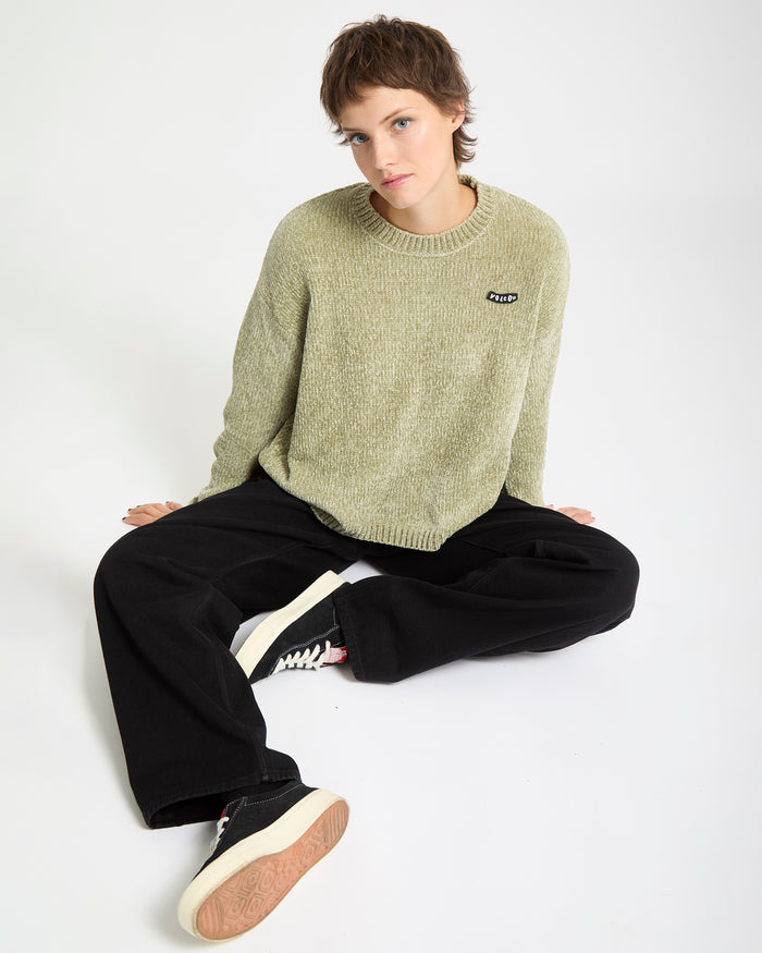 Bubble Tease Sweater - Green Tea