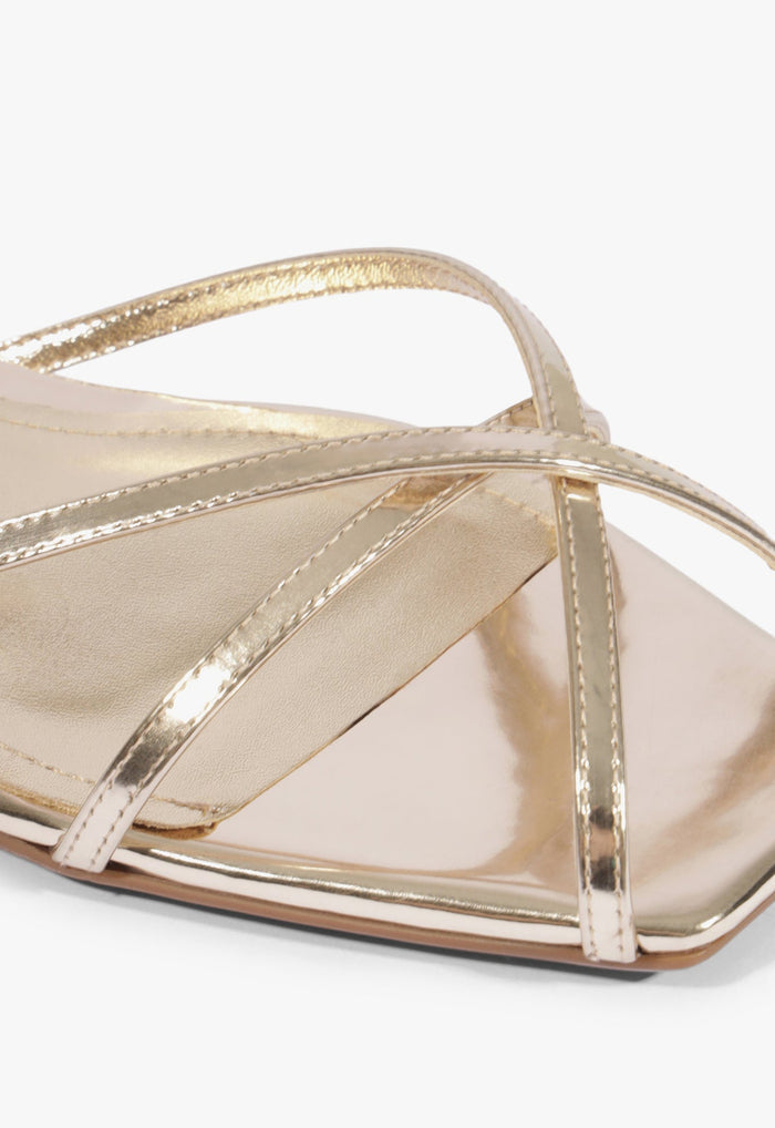 Caeline Buckle Metallic Sandal - Schutz Shoes