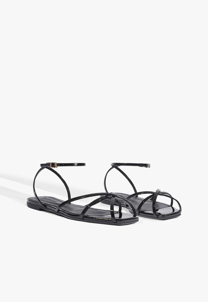Caeline Buckle Patent Sandal - Schutz Shoes