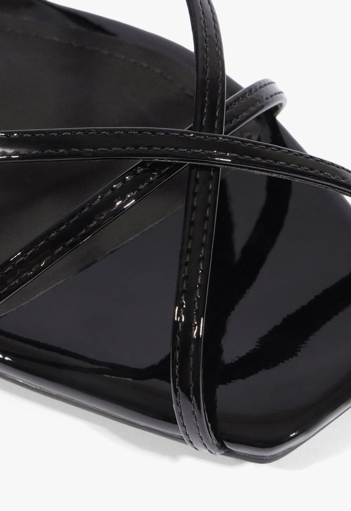 Caeline Buckle Patent Sandal - Schutz Shoes