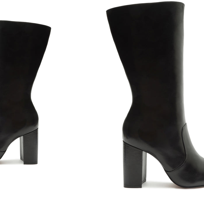 Camille Atanado Leather Bootie - Schutz Shoes