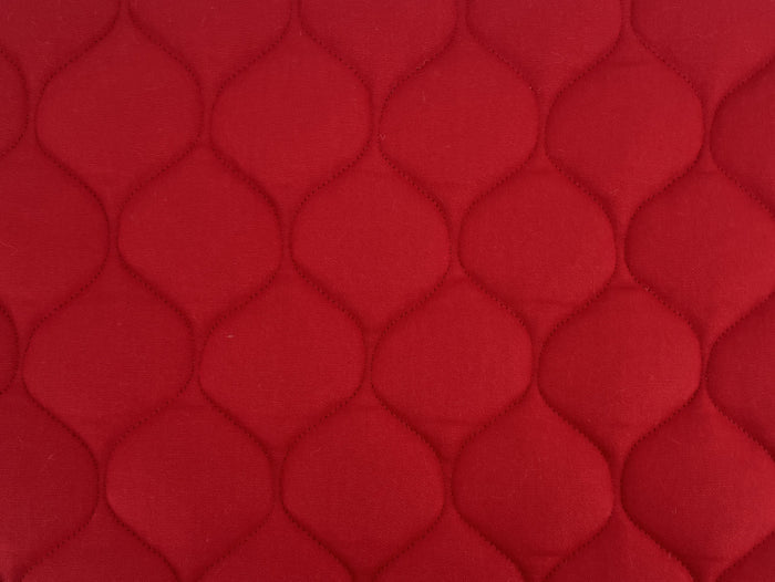 Red duck canvas dog bed from Fms Dog Beds with a cozy, rectangular design perfect for indoor comfort.