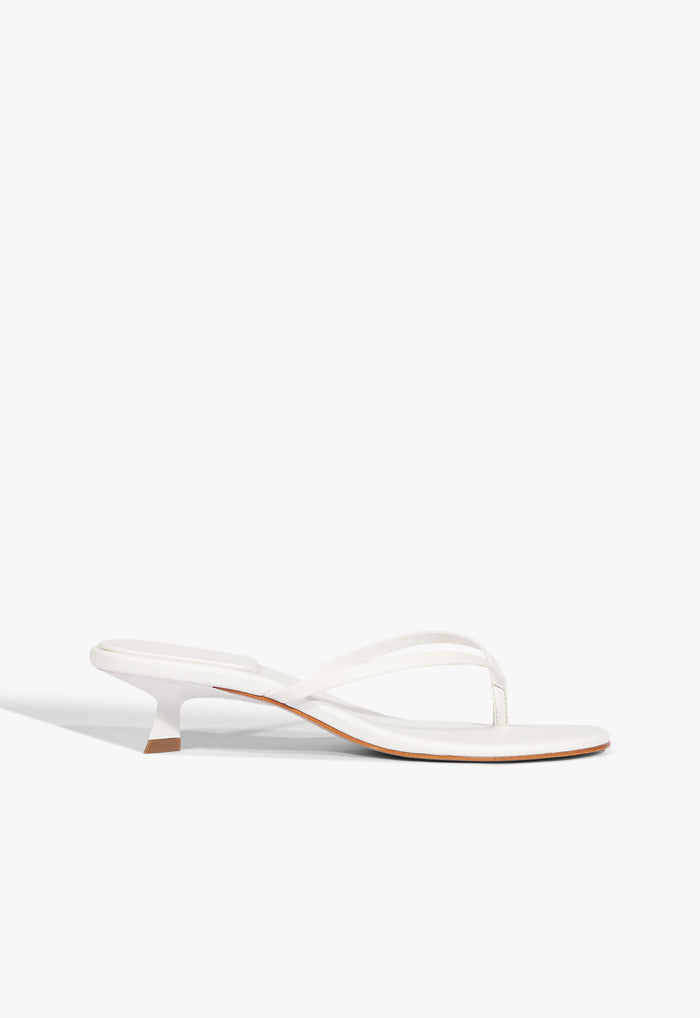 Carolyn Leather Sandal 5 White Leather - Schutz Shoes