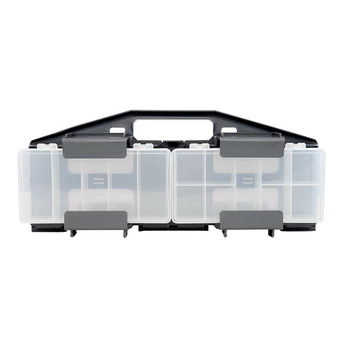 Carry Pack 6709VU - shown folded in front view with (2) T210 and (2) T215 Compartment Boxes