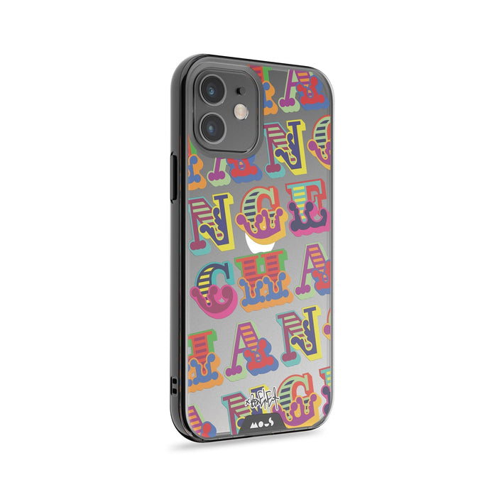 Clear Protective Phone Case Transparent Qi Wireless Charging Ben Eine Change Design Collabs | iPhone 12,iPhone 12 mini