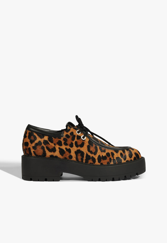 Cia Hair Calf Flat 5 Leopard Hair Calf - Schutz Shoes