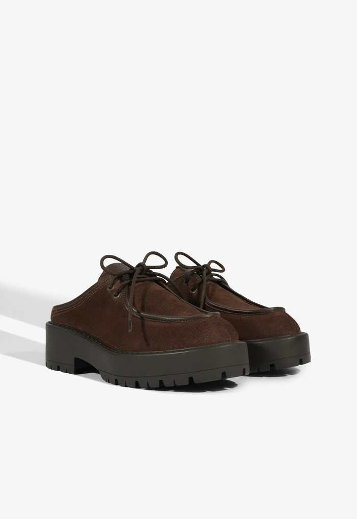 Cia Mule Suede Flat - Schutz Shoes