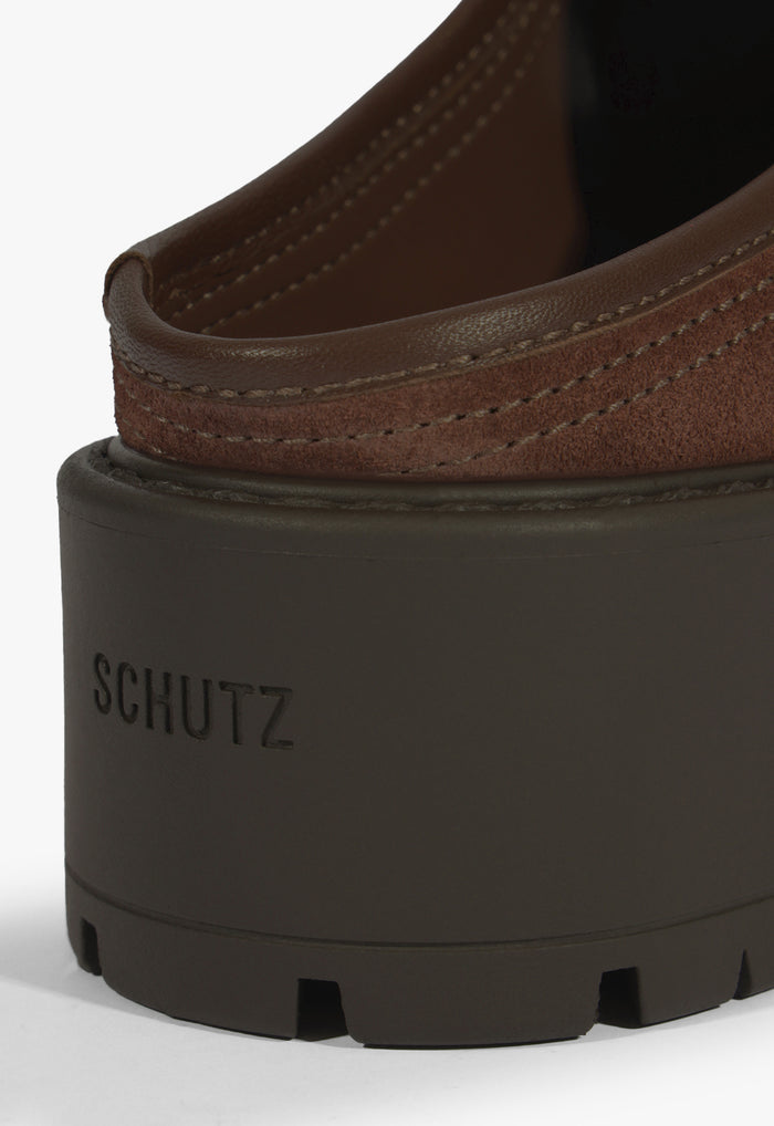 Cia Mule Suede Flat - Schutz Shoes