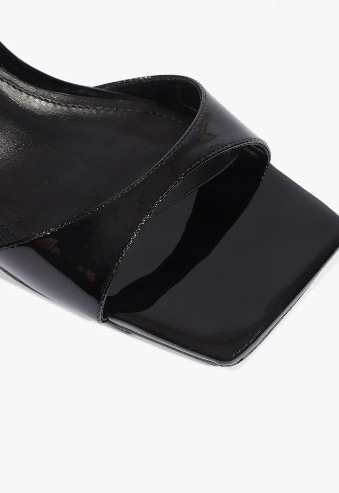Ciara Mid Patent Leather Sandal - Schutz Shoes