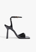 Ciara Patent Leather Sandal 5 Black Patent - Schutz Shoes