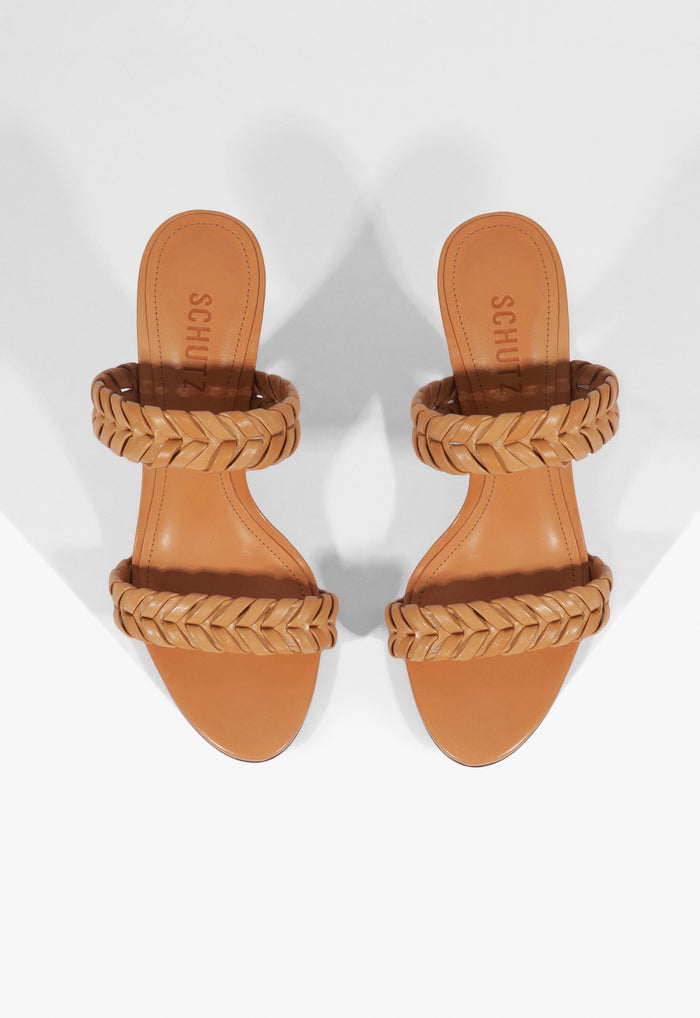 Cipri Mule Leather Sandal - Schutz Shoes