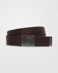 Circle Web Belt - Raisin