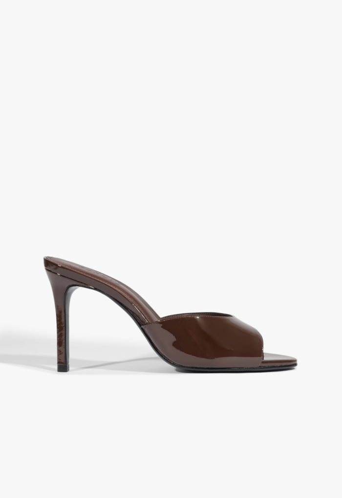 Cloe Patent Sandal 5 Root Brown Patent - Schutz Shoes