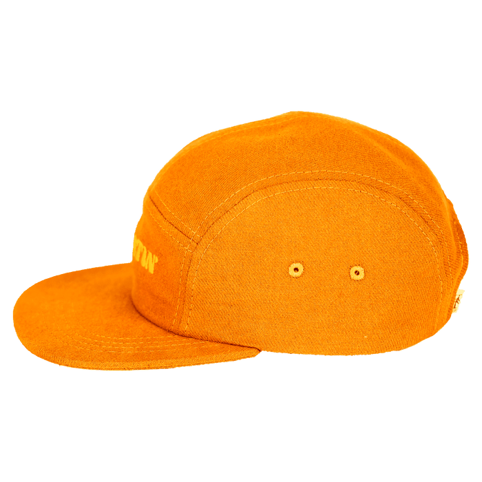 Coastin Brushed Cotton Camp Cap | Orange