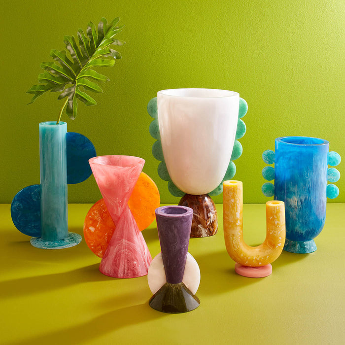 Mustique Disc Urn Vase summer shot