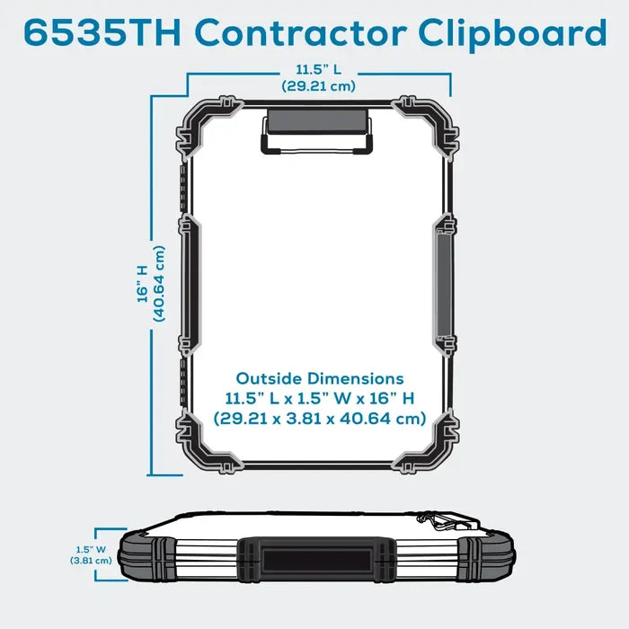 Contractor Clipboard 6535TH Provides a Work Space & Organization