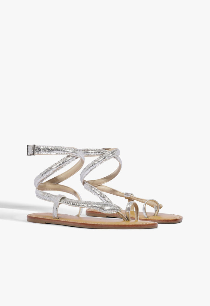 Courtney Metallic Leather Sandal - Schutz Shoes